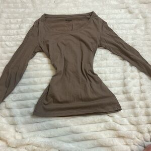 Brown Long Sleeve top